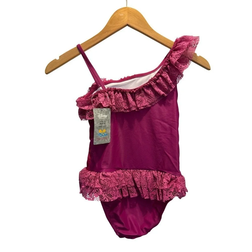 Disney Store Frozen Girls One‎ Piece Swimsuit Sz 9/10 NWT Girls Swim